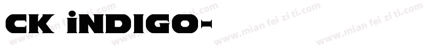 CK Indigo字体转换